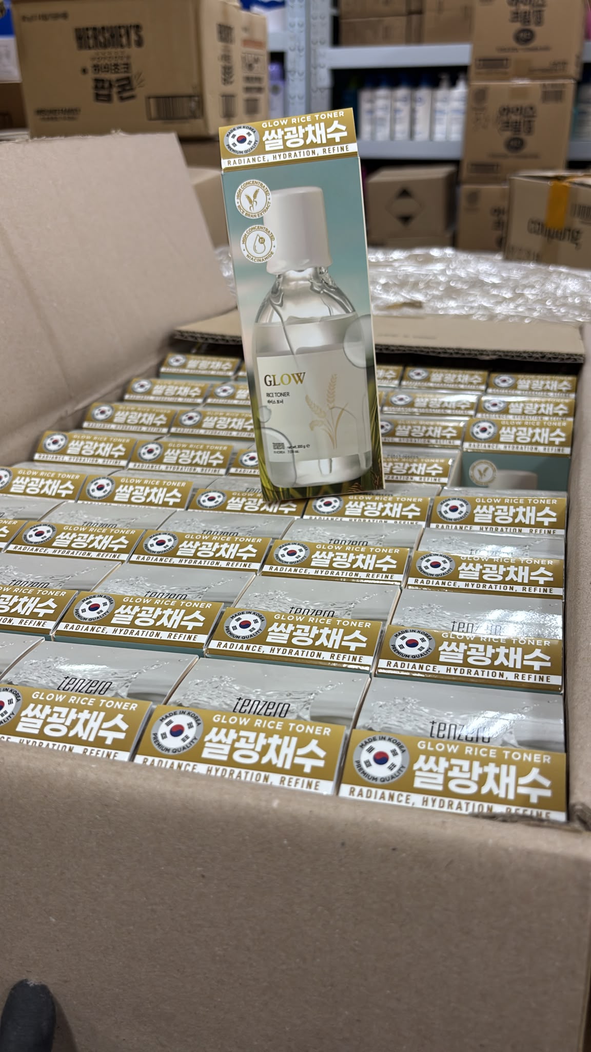 【24小時網站自助下單】現貨🌸韓國🇰🇷TENZERO GLOW 光澤米粹爽膚水200g 1套2支 | 落單後約3-5個工作天寄出 娉婷貿易公司 Exquisite Beauty Trading Company