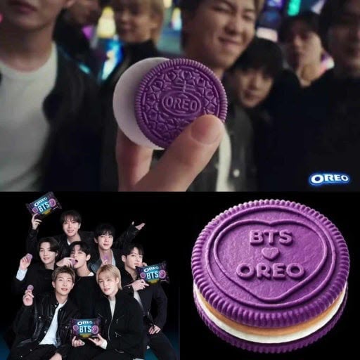 【24小時網站自助下單】🌸BTS粉絲尖叫🙀新品 💜韓國Oreo x BTS韓式糖餅味紫色夾心餅300g | 預訂約1-2星期 娉婷貿易公司 Exquisite Beauty Trading Company