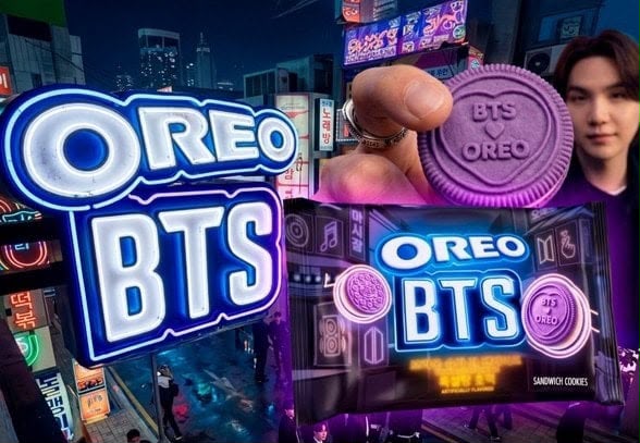 【24小時網站自助下單】🌸BTS粉絲尖叫🙀新品 💜韓國Oreo x BTS韓式糖餅味紫色夾心餅300g | 預訂約1-2星期 娉婷貿易公司 Exquisite Beauty Trading Company