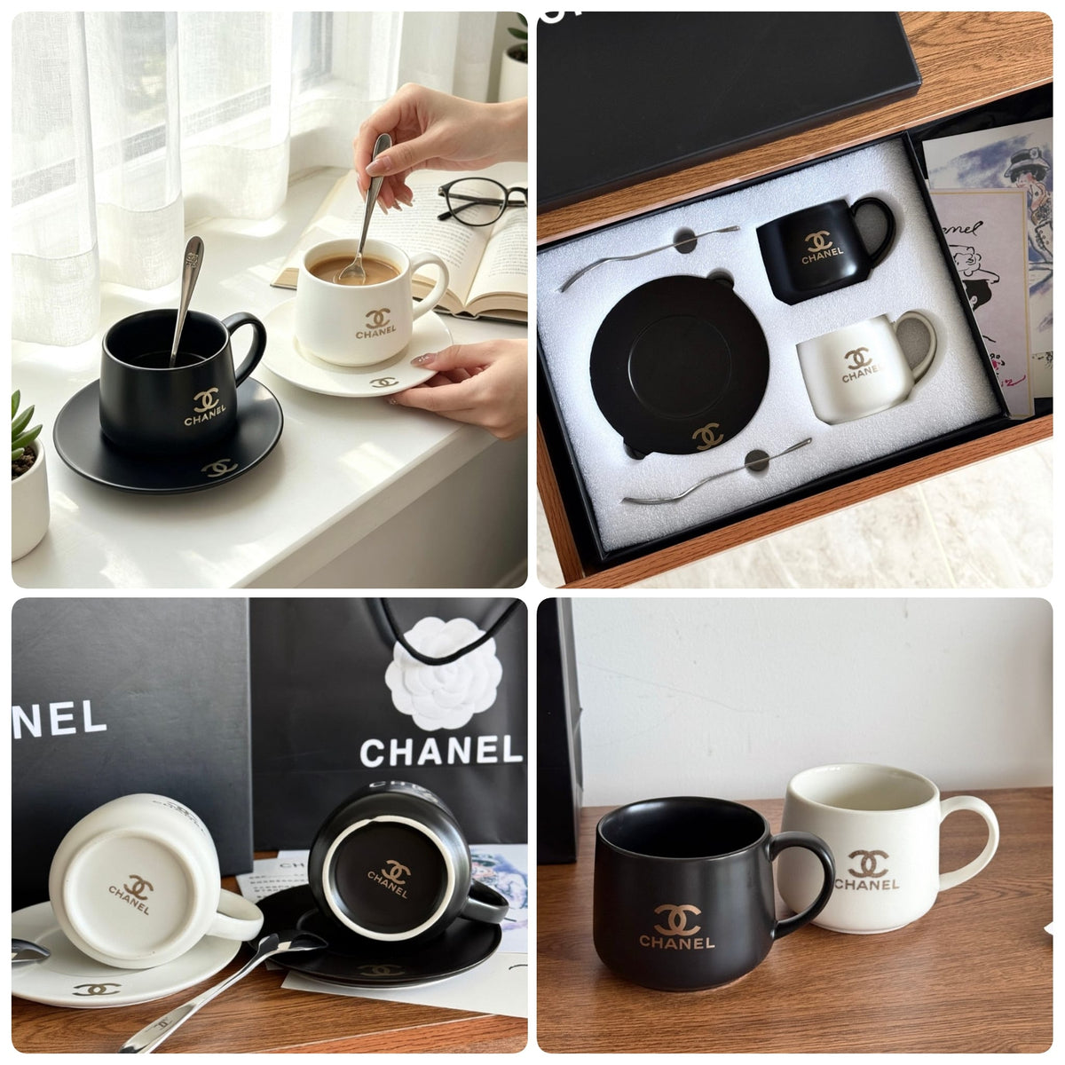 【24小時網站自助下單】🌸Chanel 咖啡杯套裝 | 預訂約4-6星期 娉婷貿易公司 Exquisite Beauty Trading Company