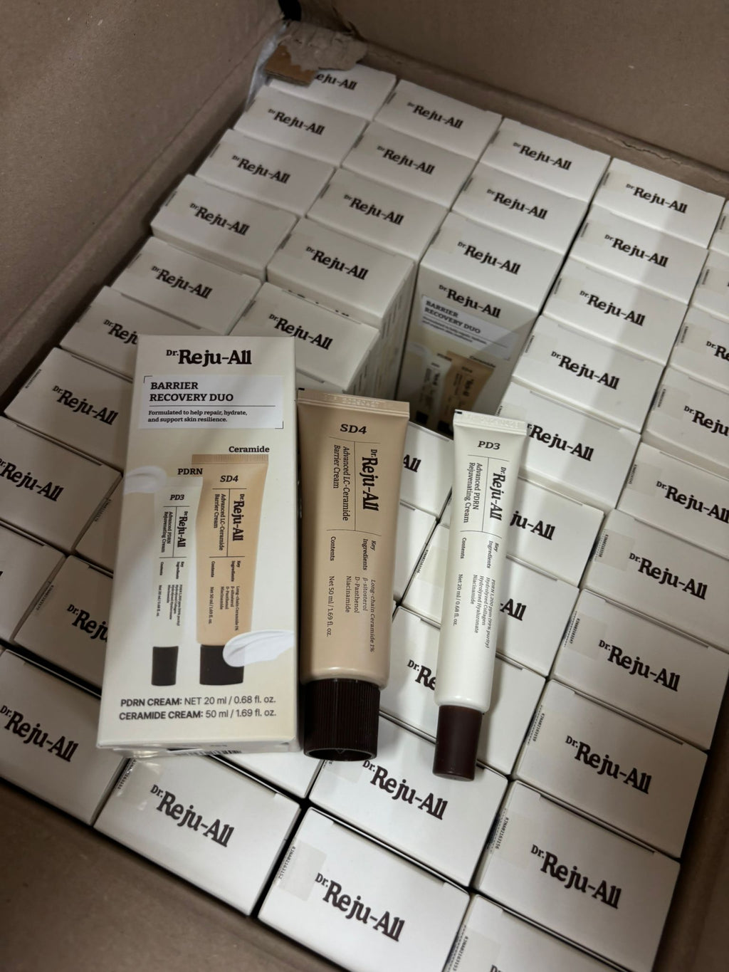 現貨 | Dr. Reju-All 屏障修護雙效套裝 (SD4 神經醯胺修護霜 50ml + PD3 PDRN 煥活面霜 20ml) 娉婷貿易公司 Exquisite Beauty Trading Company