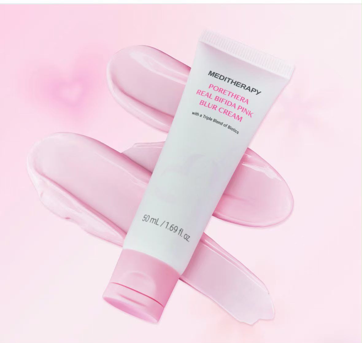 現貨400支 | [MEDITHERAPY] 粉透光柔焦濾鏡霜 (Pink Blur Cream) 50ml 娉婷貿易公司 Exquisite Beauty Trading Company