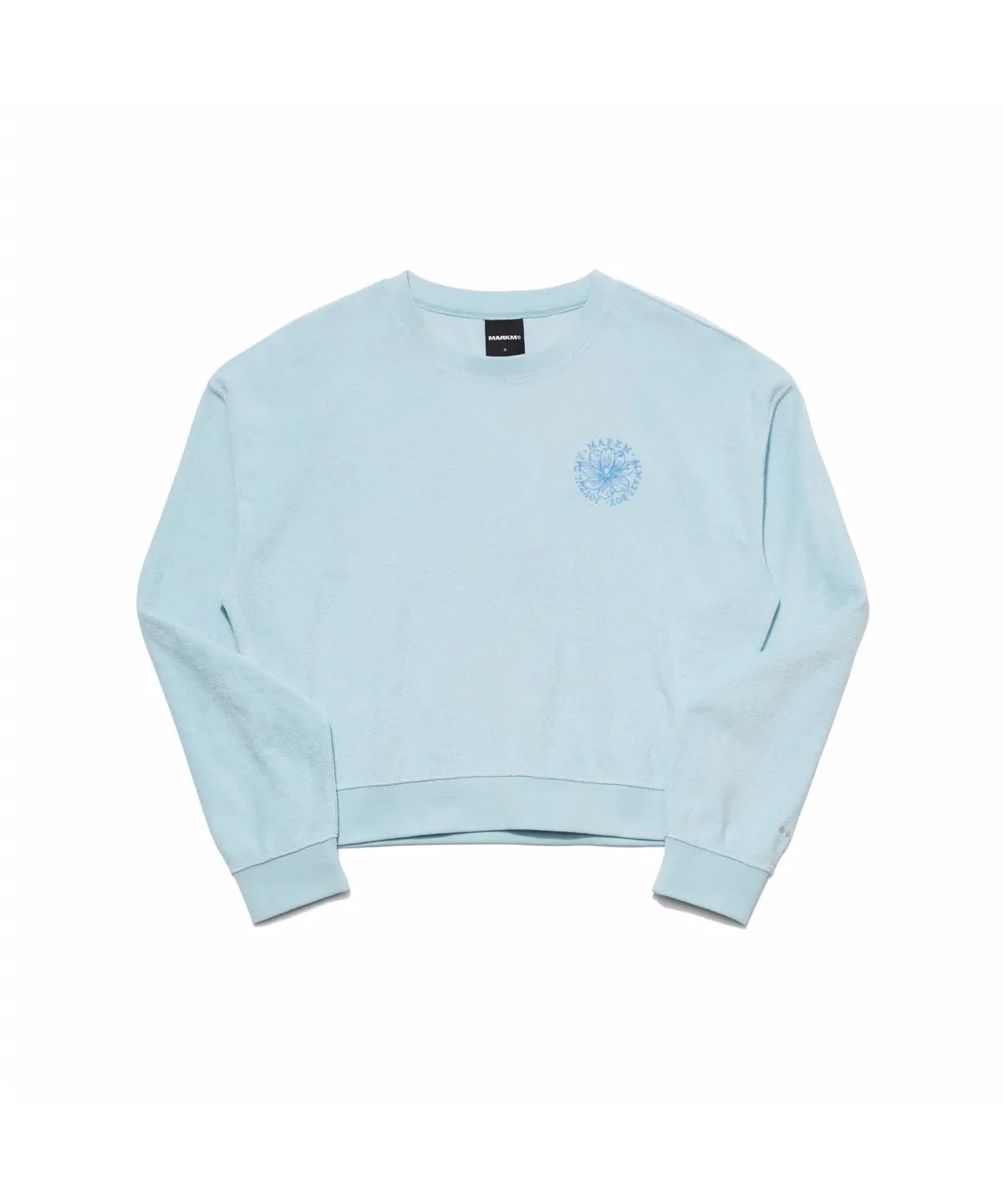 預訂 | 2026年11月5日截 ‼️快閃🇰🇷半價‼️🇰🇷韓國潮牌 Markm (W) FLOWER TERRY SET-UP SWEATSHIRT | 下單後 2-3 星期到