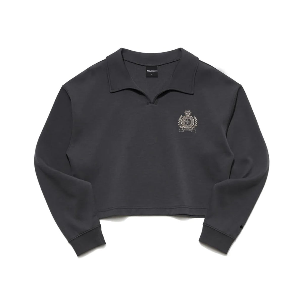 預訂 | ‼️快閃🇰🇷半價‼️🇰🇷韓國潮牌 Markm (W) V NECK COLLAR SWEATSHIRT