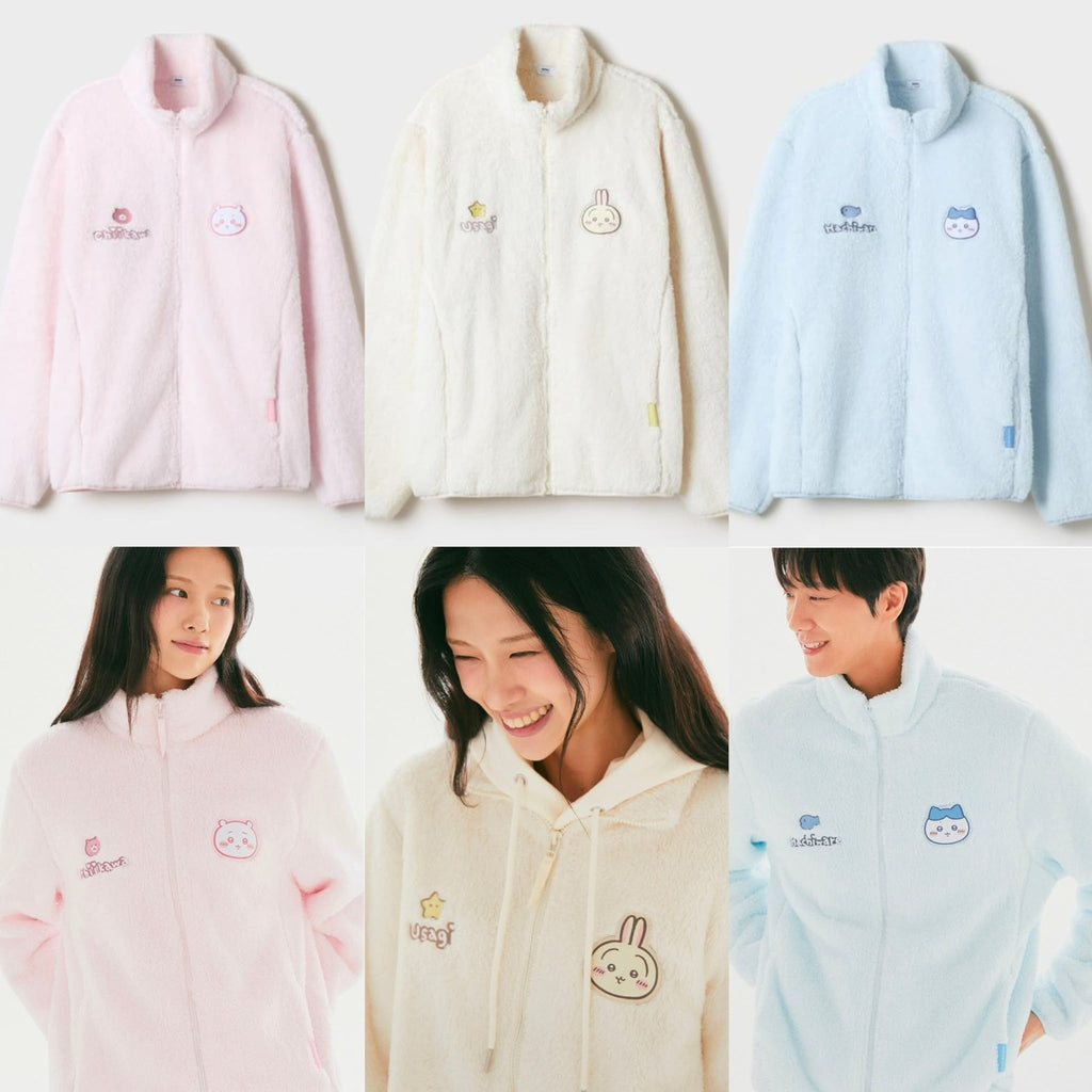 預訂 | 2026年11月10日截 ✨人氣爆款✨SPAO x Chiikawa 毛絨外套 ‼️免稅店庫存更新Pink XL/ Yellow XL / Blue S-XL‼️‼️其他size暫時不收單‼️| 下單後 3-4 星期到