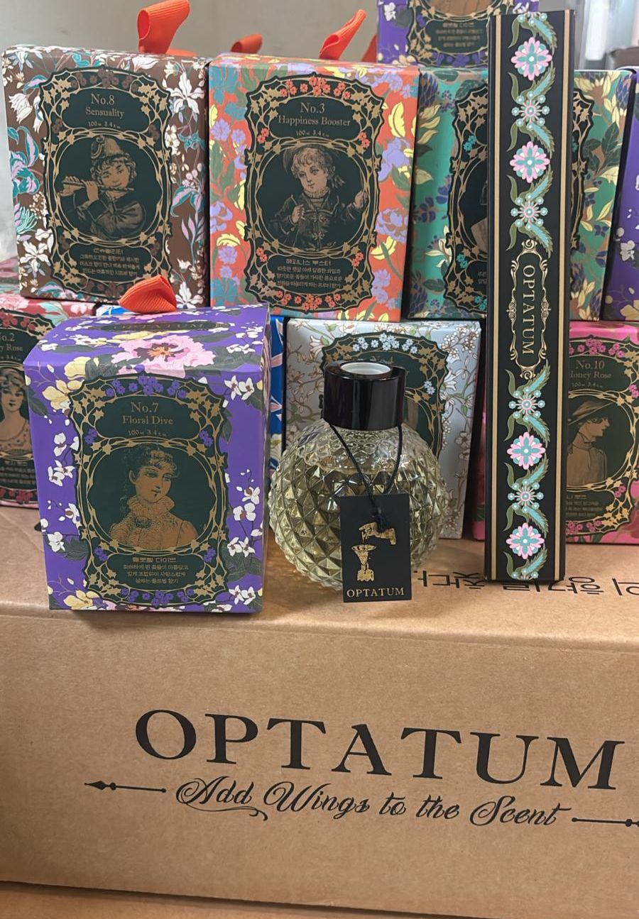 現貨🌸💁🏻♀️韓國OPTATUM 芳香擴香瓶 100ml OPTATUM香薰+香薰棒 | 落單後約3-5個工作天寄出 娉婷貿易公司 Exquisite Beauty Trading Company