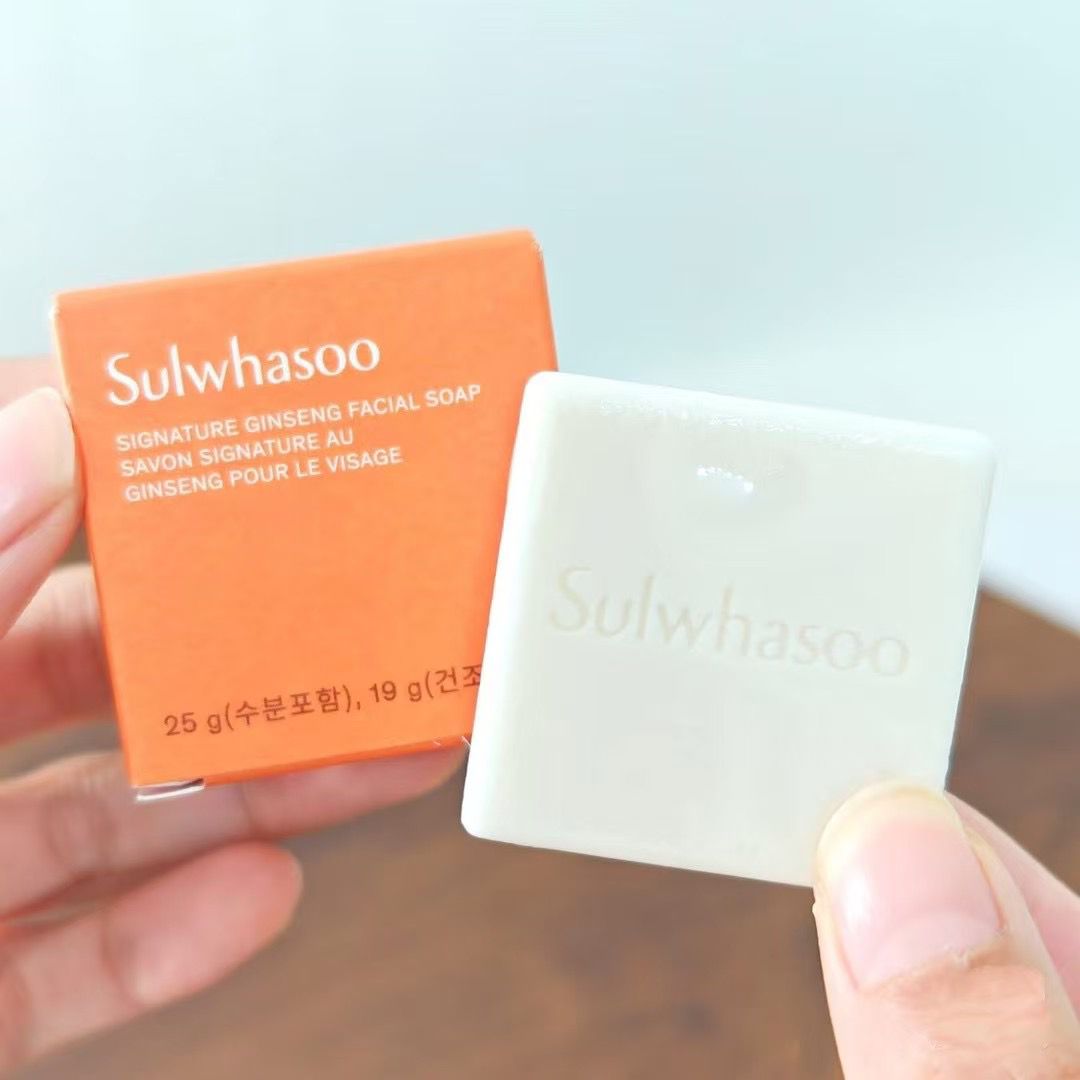 現貨🌸Sulwhasoo雪花秀人蔘潔面皂25g 中樣（1套3個） | 落單後約3-5個工作天寄出 娉婷貿易公司 Exquisite Beauty Trading Company