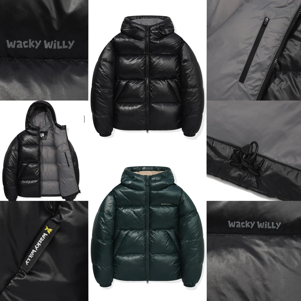 預訂 | 2026年11月10日截‼️快閃🇰🇷半價‼️🇰🇷好多人鍾意嘅WACKY WILLY 小火人😍80% 鴨絨和 20% 羽毛連帽光澤羽絨褸✨輕盈溫暖✨ | 下單後 3-4 星期到