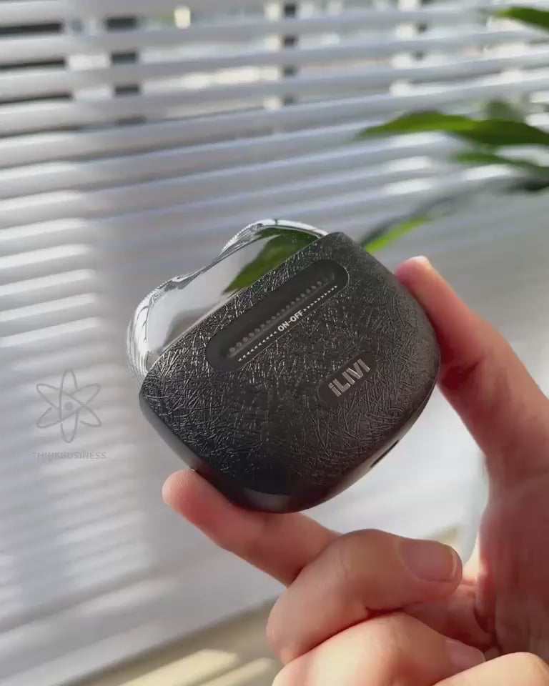 現貨🌸新品上架🥳德國iLIVI Mini-Max迷你超鋒高轉速淨360°環貼感應滑控乾濕電鬚刨（黑紳士禮盒裝） | 落單後約3-5個工作天寄出