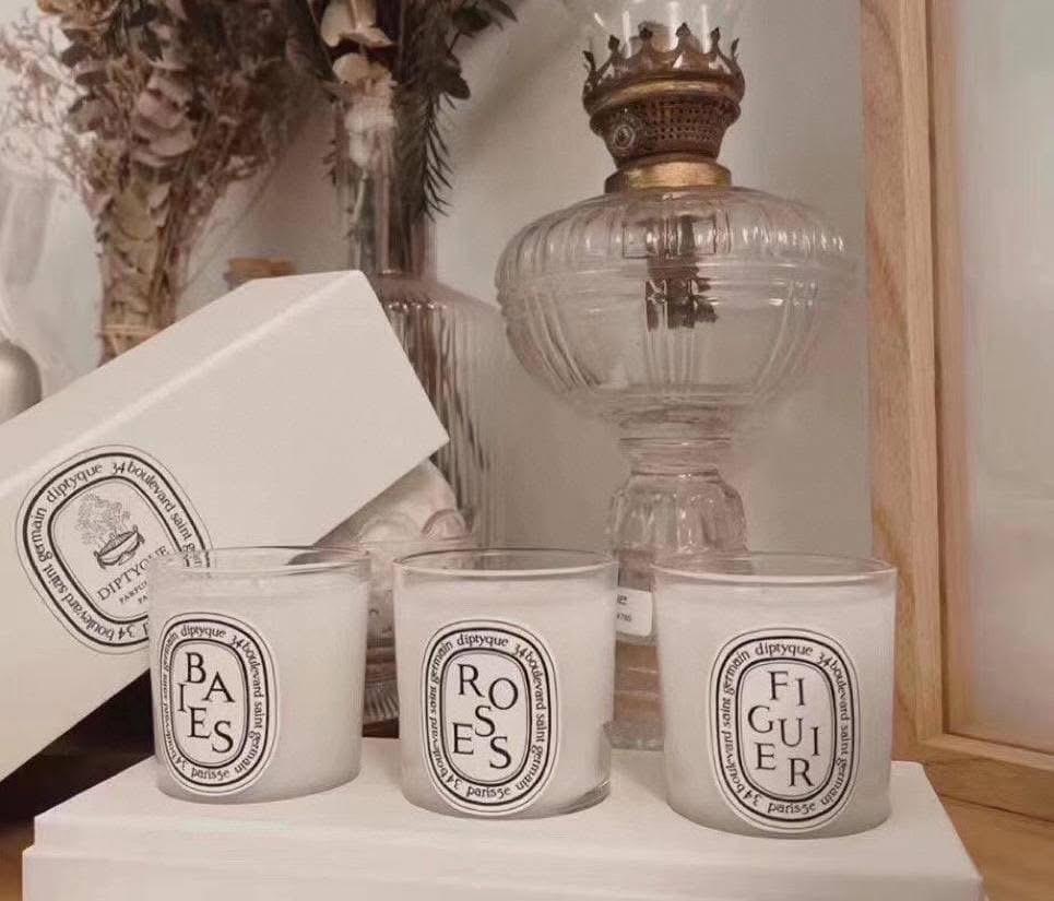 🌸Diptyque迷你香氛蠟燭三件套（漿果+無花果+玫瑰 70g×3） | 預訂約1-2星期 娉婷貿易公司 Exquisite Beauty Trading Company