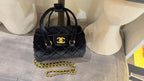 限量🌸CHANEL VIC年終超限定 黑金絲絨菱格圓筒保齡球包🌙💎 | 預訂約5-7星期 娉婷貿易公司 Exquisite Beauty Trading Company