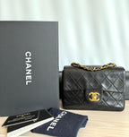 🌸日本中古品代購 CHANEL羊皮黑金CF MINI方胖子鏈條包 | 預訂約2-3星期 娉婷貿易公司 Exquisite Beauty Trading Company