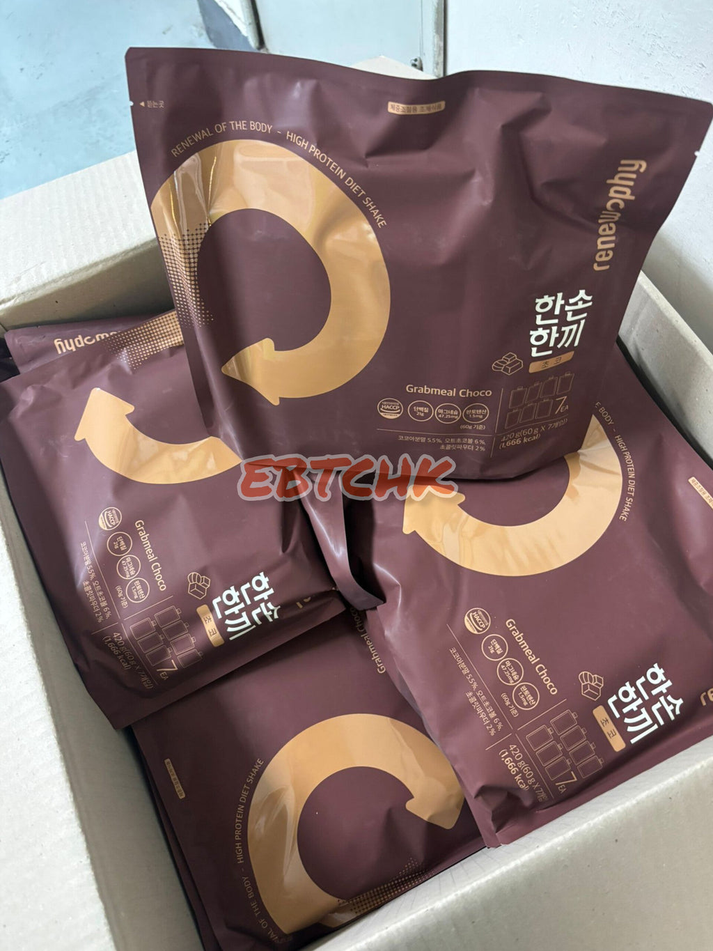 現貨🌸 🍫 Renewphy 高蛋白質巧口奶昔 # 朱古力 60g 1袋7包 | 落單後約3-5個工作天寄出 娉婷貿易公司 Exquisite Beauty Trading Company