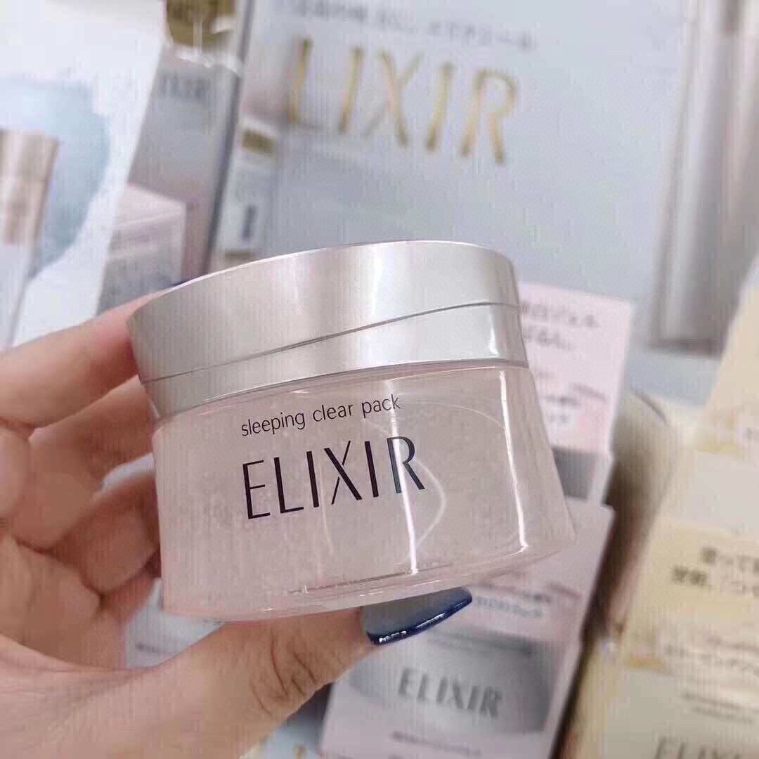 🌸日本🇯🇵資生堂 Elixir怡麗絲爾膠原蛋白美白睡眠面膜105g | 預訂約1-2星期 娉婷貿易公司 Exquisite Beauty Trading Company