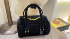 限量🌸CHANEL VIC年終超限定 黑金絲絨菱格圓筒保齡球包🌙💎 | 預訂約5-7星期 娉婷貿易公司 Exquisite Beauty Trading Company
