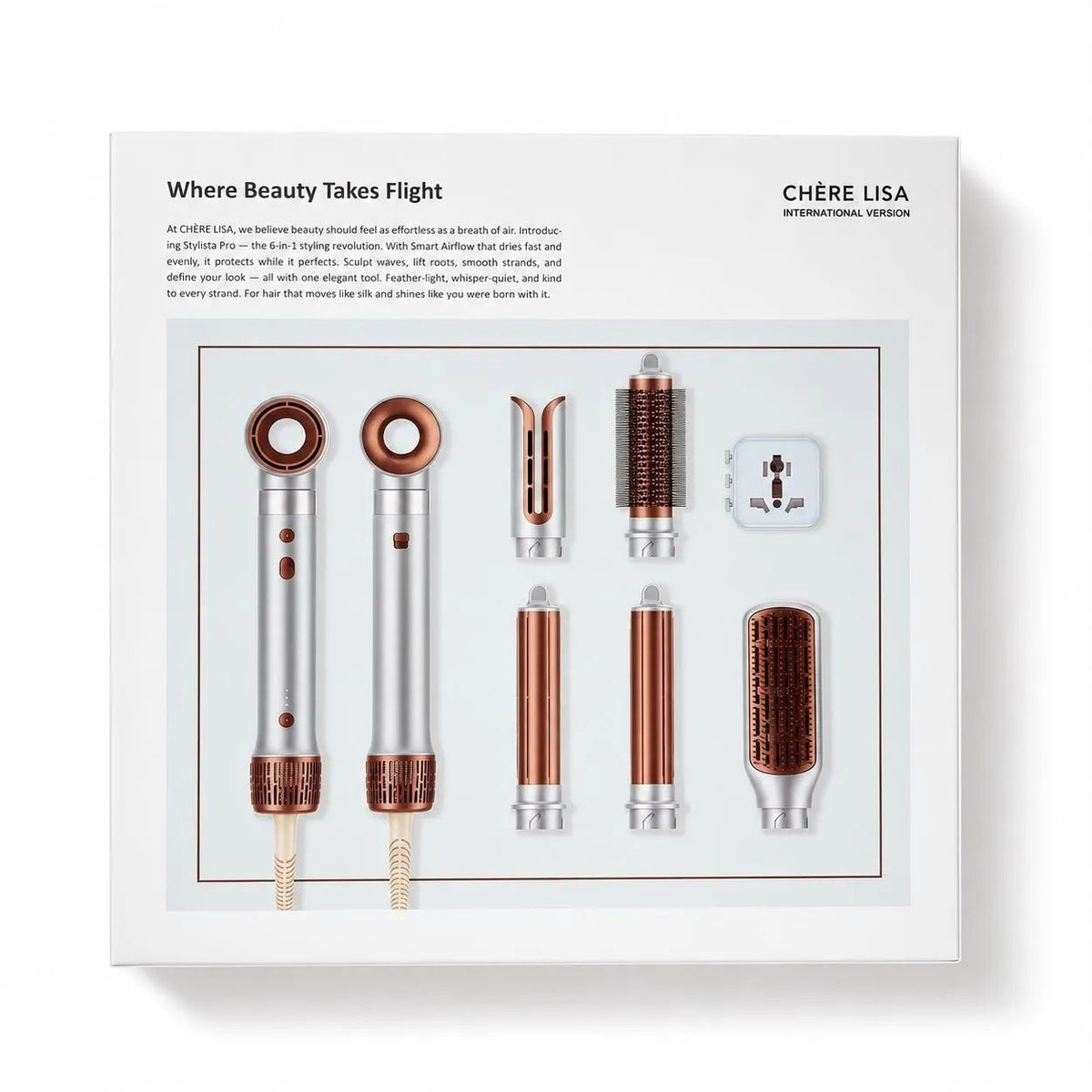 預訂 | 🔥萬眾期待🥰🥰

Chere Lisa - 6-in-1 Hair Styling Multifunctional Styler (International Edition) 娉婷貿易公司 Exquisite Beauty Trading Company