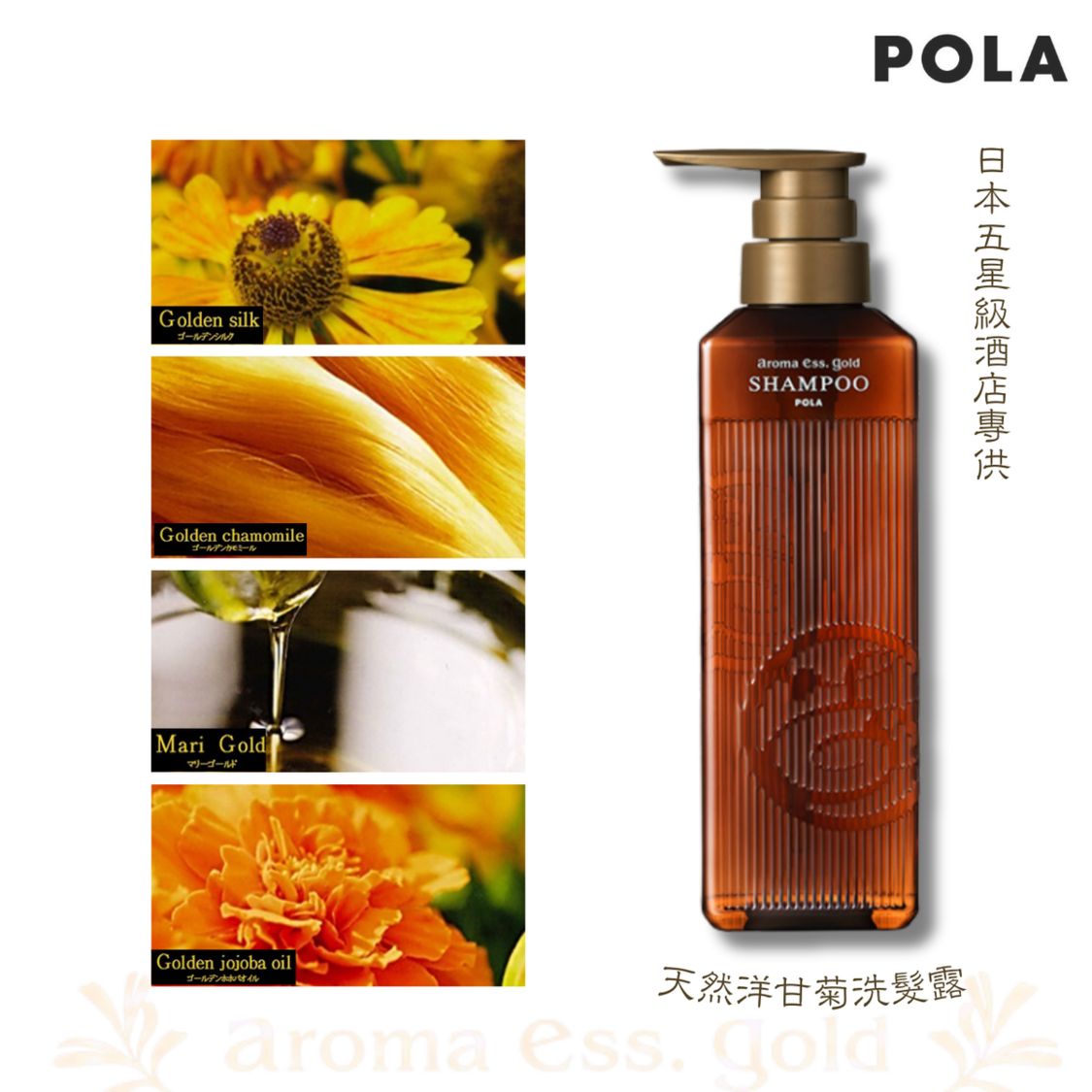 剩少量貨🌸POLA Aroma Ess Gold天然洋甘菊洗髮露-470ml | 預訂約1-2星期 娉婷貿易公司 Exquisite Beauty Trading Company