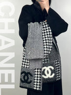 預訂 | 💯🌟CHANEL VIP 山羊絨千鳥格厚款頸巾 娉婷貿易公司 Exquisite Beauty Trading Company