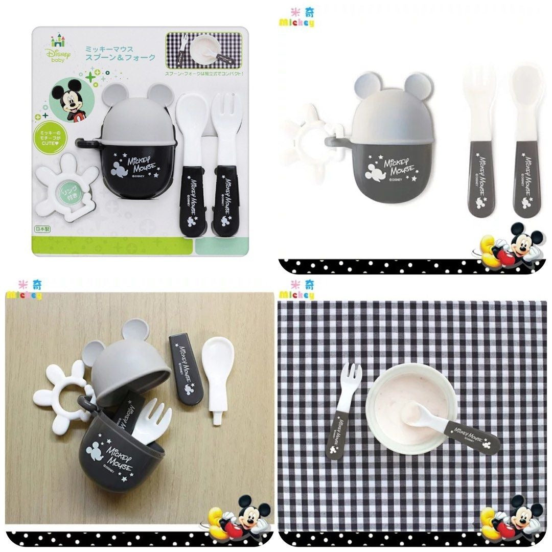 🌸日本製 迪士尼Disney米奇Mickey （灰白）／米妃（粉紅） | 預訂約1星期 娉婷貿易公司 Exquisite Beauty Trading Company