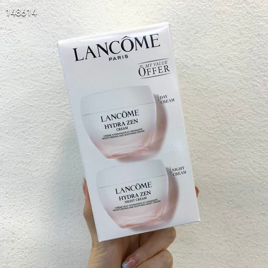 💫免稅正品 Lancome蘭蔻水份緣日晚霜兩件套各50ml🆕2024年最新版 | 預訂約1-2星期 娉婷貿易公司 Exquisite Beauty Trading Company