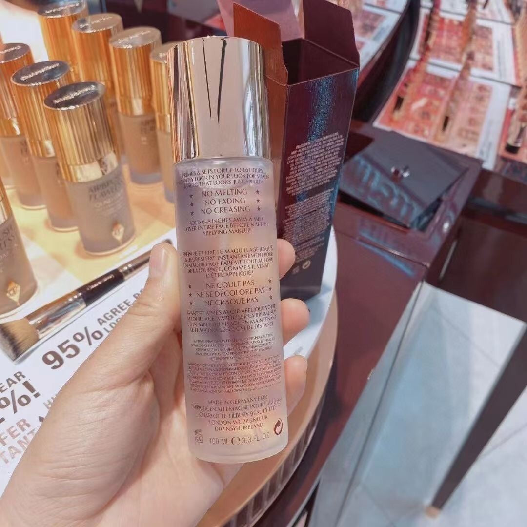 供應商現貨💫香港專櫃 Charlotte Tilbury CT定妝噴霧100ml | 預訂 逢星期一，三返倉執貨 其後約3-5個工作天寄出 娉婷貿易公司 Exquisite Beauty Trading Company
