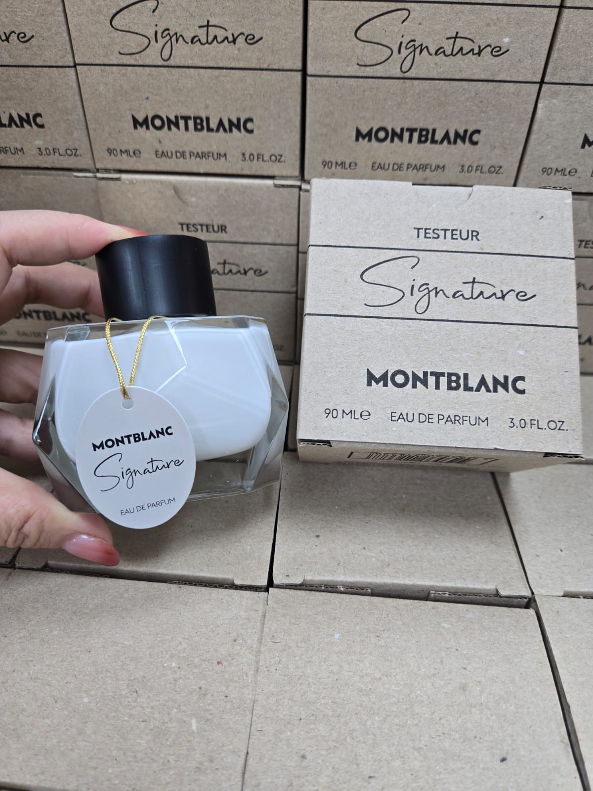 售完即止🌸免稅正品 MONT BLANC SIGNATURE EDP 90ML TESTER 萬寶龍永恆之名女香EDP 90簡裝(有蓋) | 預訂約2星期 娉婷貿易公司 Exquisite Beauty Trading Company