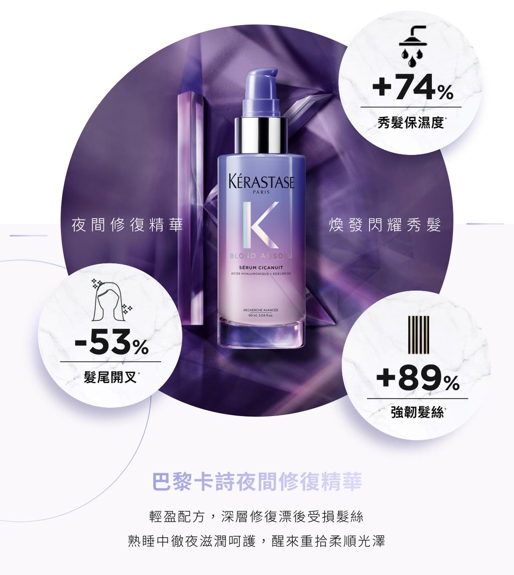 供應商現貨🌸免稅正品 Kerastase卡詩玻尿酸水光夜間奇蹟修護精華90ml【漂染髮質】 | 預訂 逢星期一，三返倉執貨 其後約3-5個工作天寄出 娉婷貿易公司 Exquisite Beauty Trading Company