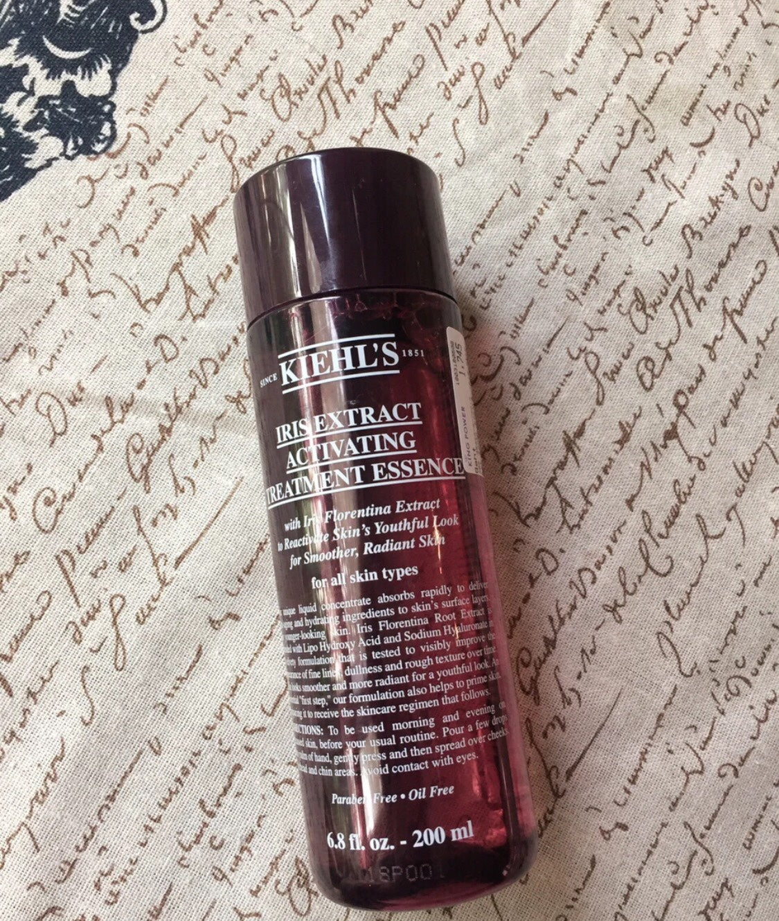 供應商現貨🌸免稅正品 Kiehl's科顏氏紫鳶尾花煥膚水200ml | 預訂 逢星期一，三返倉執貨 其後約3-5個工作天寄出 娉婷貿易公司 Exquisite Beauty Trading Company