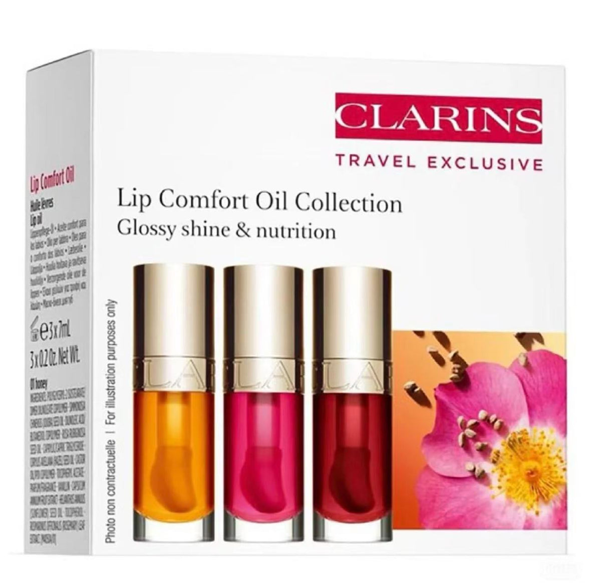 供應商現貨🌸免稅正品 Clarins嬌韻詩植萃盈潤護唇油三隻裝 | 預訂 逢星期一，三返倉執貨 其後約3-5個工作天寄出 娉婷貿易公司 Exquisite Beauty Trading Company