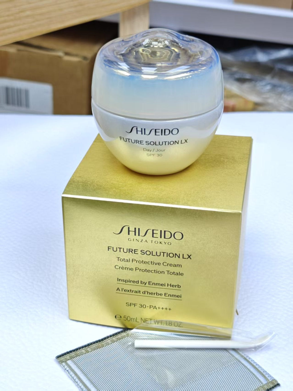 供應商現貨🌸香港專櫃 24年新版 SHISEIDO資生堂時光琉璃日霜50ml | 預訂 逢星期一，三返倉執貨 其後約3-5個工作天寄出 娉婷貿易公司 Exquisite Beauty Trading Company