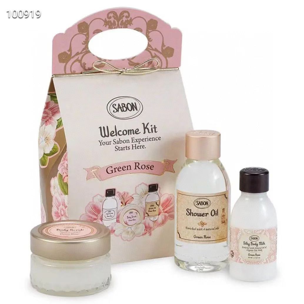 供應商現貨🌸免稅正品 Sabon Green Rose Welcome Kit 翠綠玫瑰身體護理套裝 | 預訂 逢星期一，三返倉執貨 其後約3-5個工作天寄出 娉婷貿易公司 Exquisite Beauty Trading Company