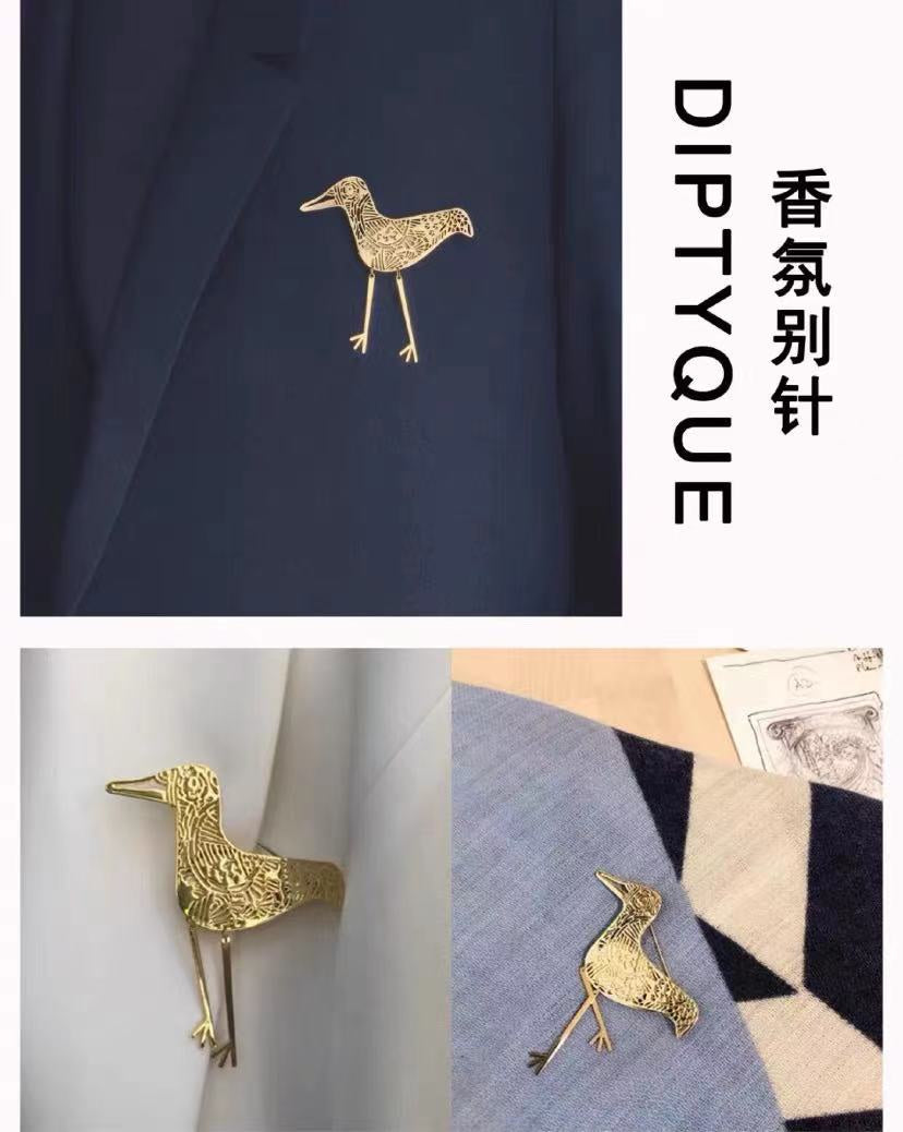 供應商現貨🌸免稅正品 Diptyque Perfumed Brooch -蒂普提克小鳥造型香氛胸針 | 預訂 逢星期一、三返倉執貨 其後約3-5個工作天寄出 娉婷貿易公司 Exquisite Beauty Trading Company