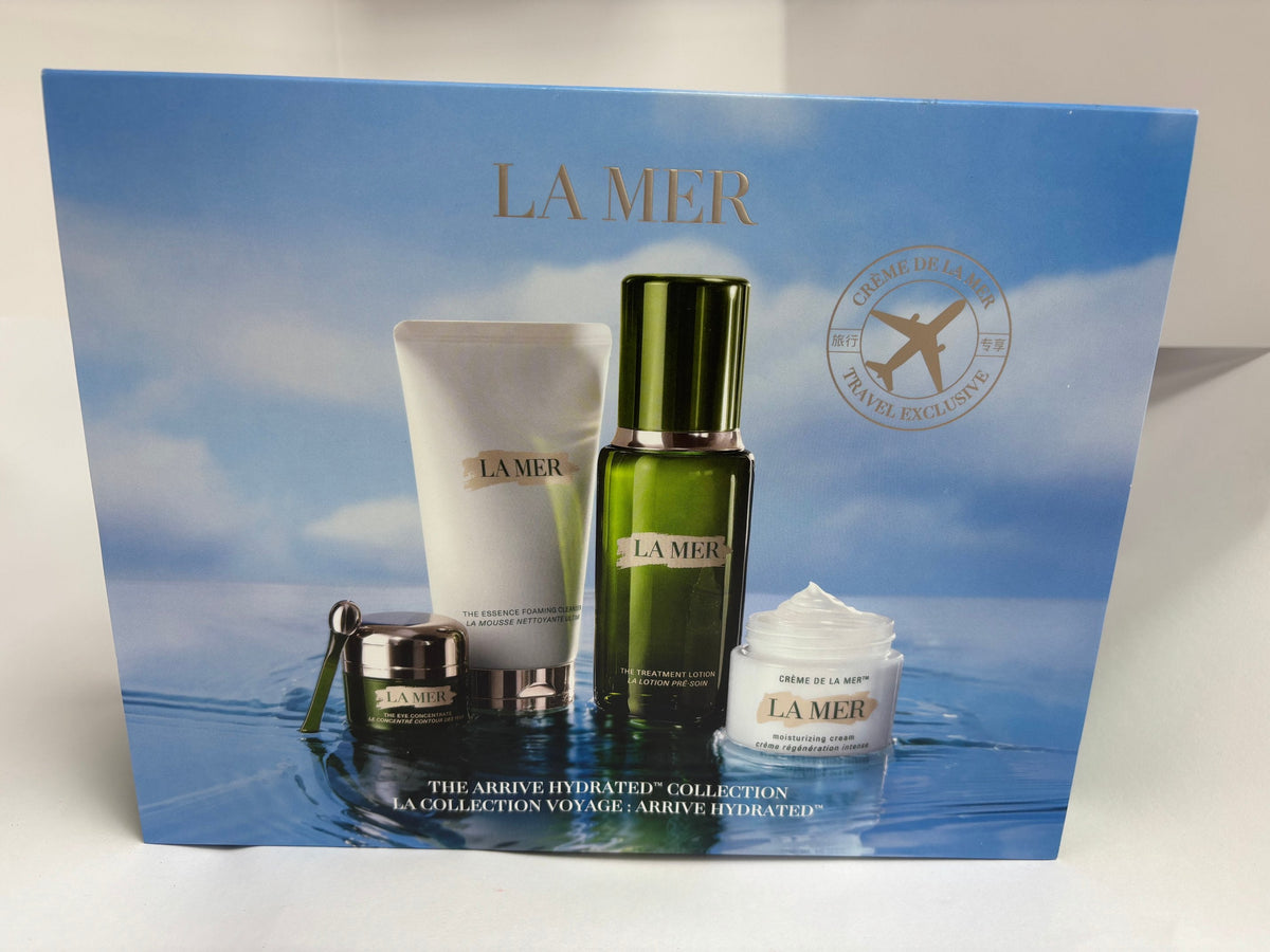 供應商現貨🌸免稅正品 2025年最新版 La mer海藍之謎新款四件套 綠眼霜15ml+洗面奶125ml+精粹水150ml+經典面霜60ml | 預訂 逢星期一，三返倉執貨 其後約3-5個工作天寄出 娉婷貿易公司 Exquisite Beauty Trading Company
