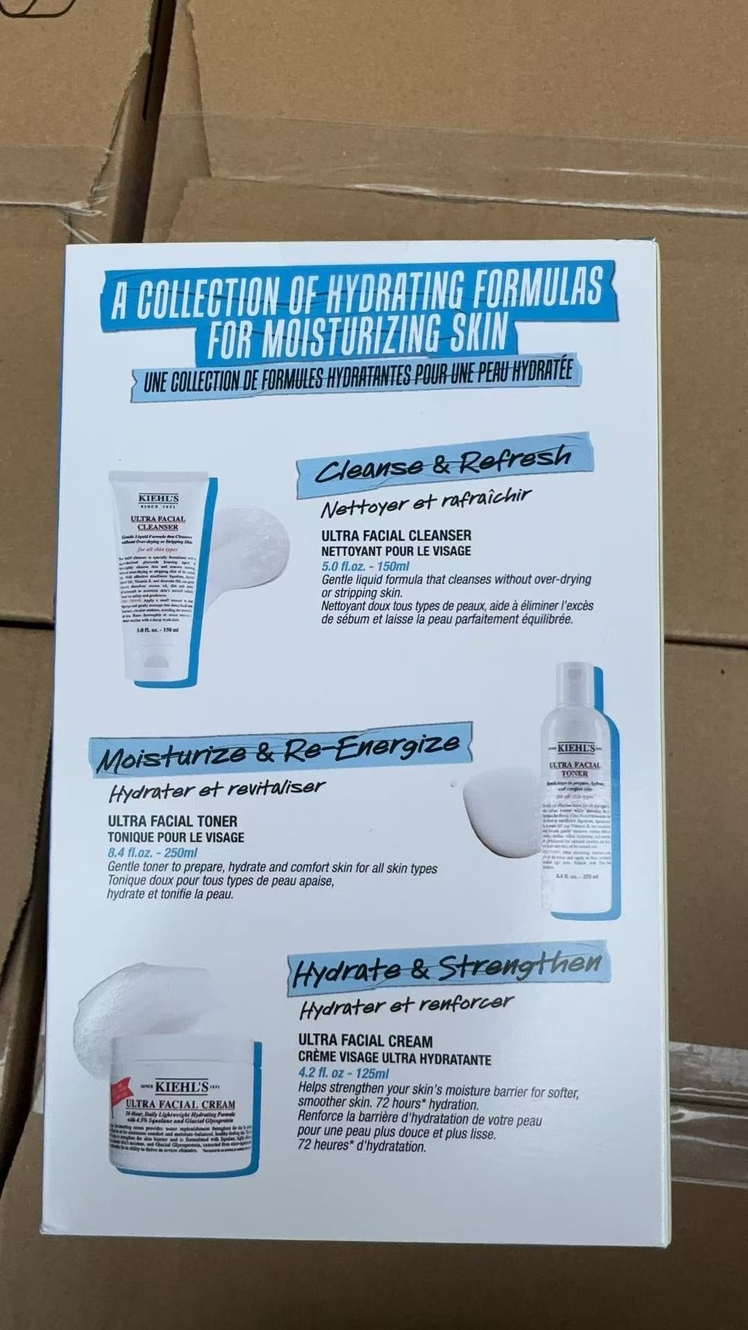 供應商現貨🌸【香港免税】Kiehl's科顏氏 高保濕三件套～新包裝 | 預訂 逢星期一，三返倉執貨 其後約3-5個工作天寄出 娉婷貿易公司 Exquisite Beauty Trading Company