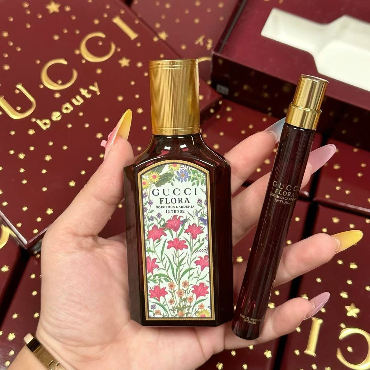 供應商現貨🌸免稅正品 GUCCI古馳綺夢馥梔香水兩件套聖誕限定禮盒50ml➕10ml❤ | 預訂 逢星期一，三返倉執貨 其後約3-5個工作天寄出 娉婷貿易公司 Exquisite Beauty Trading Company