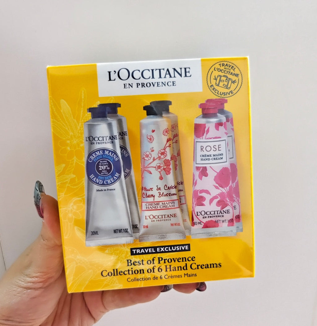 供應商現貨🌸免稅正品 L'Occitane歐舒丹六件套護手霜新版（乳木果30ml x2+櫻花30ml x2+玫瑰30ml x2）| 預訂 逢星期一，三返倉執貨 其後約3-5個工作天寄出 娉婷貿易公司 Exquisite Beauty Trading Company