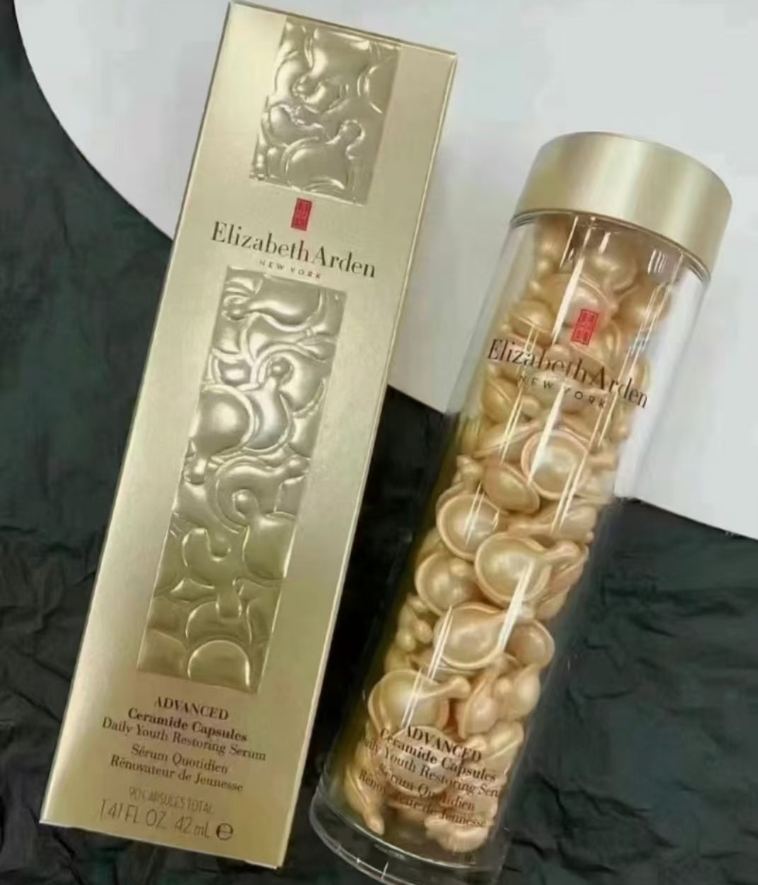 供應商現貨🌸香港專櫃新版 Elizabeth Arden伊麗莎白雅頓金膠90粒 | 預訂 逢星期一，三返倉執貨 其後約3-5個工作天寄出 娉婷貿易公司 Exquisite Beauty Trading Company