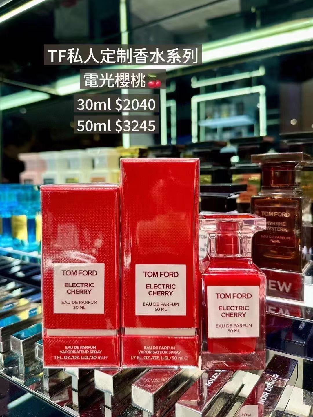 【24小時網站自助下單】🌸免稅正品 TomFord電光櫻桃香水Electric Cherry 🍒30ml/50ml 25年產 | 預訂約1-2星期 娉婷貿易公司 Exquisite Beauty Trading Company
