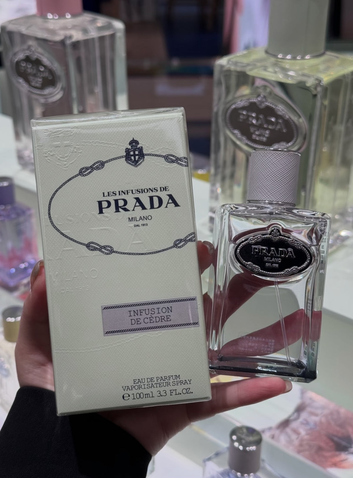 【24小時網站自助下單】🌸免稅正品 PRADA INFUSION DE CEDRE 普拉達融木雪松（鳶尾雪松）香水100ml | 預訂約1-2星期 娉婷貿易公司 Exquisite Beauty Trading Company